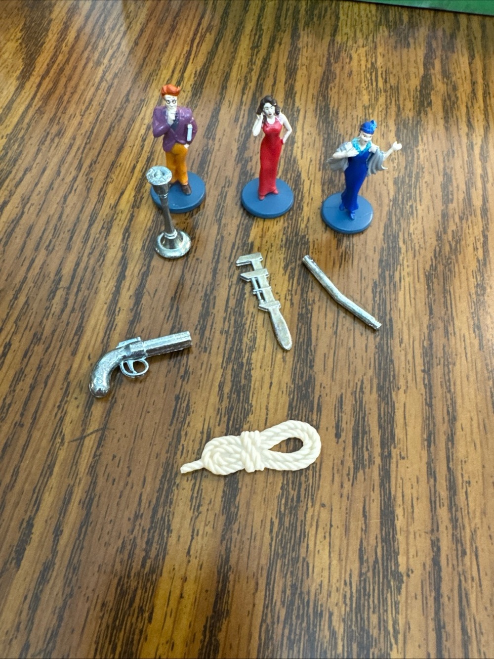 2002 Clue Board Game Replacement Pieces Lot Of 8